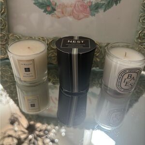 Diptyque Jo Malone and Nest candle Elegant Home Accent